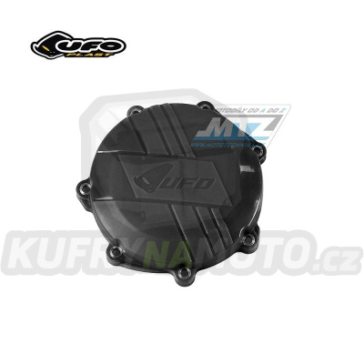 Kryt spojkového víka UFO Yamaha YZF250 / 14-19 + WRF250 / 15-19 - černý