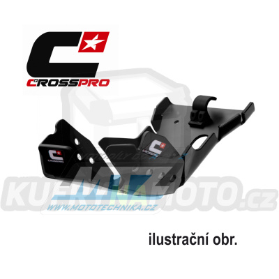 Kryt pod motor plastový DTC Engine Guard - KTM 125SX+150SX / 19-22 + 150EXC / 20-23 + Husqvarna TC125 / 19-22 + TE150 / 19-23 + Gas-Gas MC125 (barva černá)