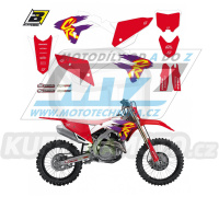 Polepy na motocykl (sada polepů včetně číslových tabulek) Honda CRF250 / 22-24 + CRF450 / 21-24 - typ polepů Retro