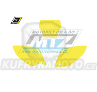 Polepy číslových tabulek (vystřižené) - Honda CRF450 / 05-07 - barva žlutá