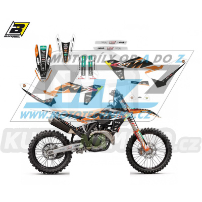 Polepy na motocykl (sada polepů Graphics) KTM SX+SXF / 23-24 + EXC+EXCF / 24 - typ polepů Replica KTM Trophy