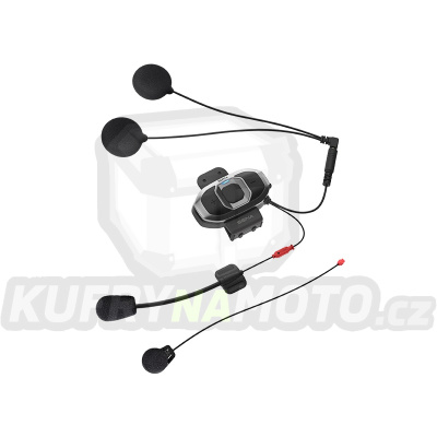 SENA SF4-02D interkom handsfree headset moto SF4 BLUETOOTH 4.1 DO 1200M s radiem FM a universálním setem mikrofonů a rychlým přichycením ( 1 set ) - akce