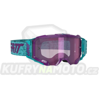 LEATT VELOCITY 5.5 BRÝLE IRIZ GOGGLE AQUA PURPLE TURQUOISE / PURPLE barva-8020001010