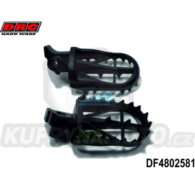 Stupačky DRC WIDE FOOTPEG - DRC D48-02-581 - Husqvarna CR125+CR250 + WR125+WR250+WR300 (2takty) / 98-13 + TE250+310+450+510 + TC250+450+510 (4takty) / 00-13 + TE410+TE610+TE570 / 98-04