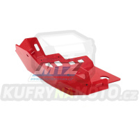 Kryt pod motor hliníkový Dual Sport - BMW F650GS / 99-07 - barva červená