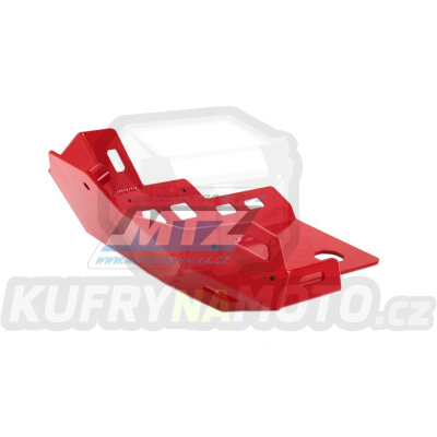 Kryt pod motor hliníkový Dual Sport - BMW F650GS / 99-07 - barva červená