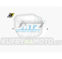 Polepy číslových tabulek (vystřižené) - Honda CRF250 / 14-17 + CRF450 / 13-16 - barva bílá