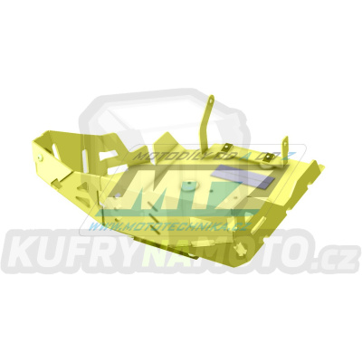 Kryt pod motor hliníkový Dual Sport - Aprilia Tuareg 660 / 22-24 - barva žlutá