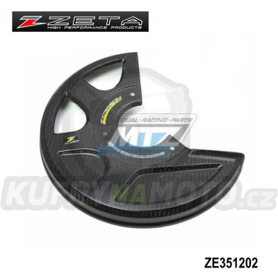 Kryt předního brzdového kotouče Z-Carbon (do 270mm) - karbonový