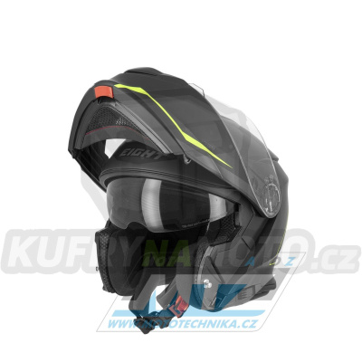 Přilba výklopná Eight S550 DUAL FACE Modulable - černo-žlutá - velikost XL