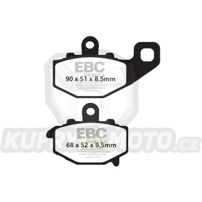 Brzdové destičky EBC FA192V