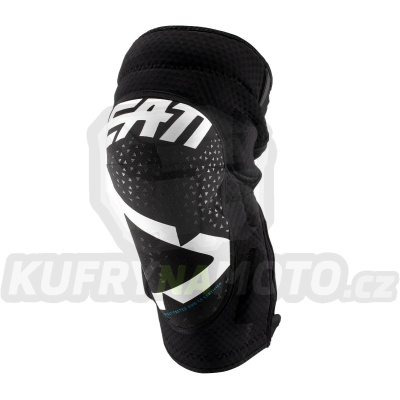 LEATT nákoleníky chrániče kolen 3DF 5.0 ZIP WHITE/black barva bílá/černá velikost XXL