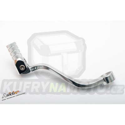 ACCEL páčka páka řadící KTM SX250 '17-'19, EXC250/300 '17-'19 hliníkový barva stříbrný