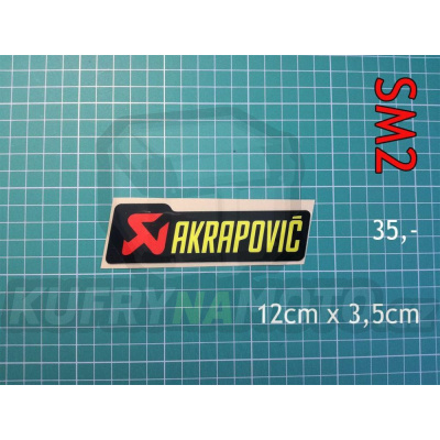 Samolepka AKRAPOVIČ SM2