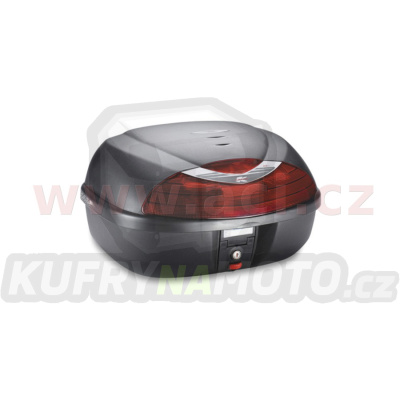 MONOLOCK TopCase - 42l, KAPPA (černý, červená odrazka, kompozit, vč. plotny K628)