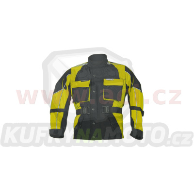 bunda Taslan, ROLEFF, dětská (černá/žlutá)