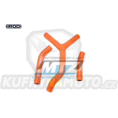 Hadice chladiče KTM 250SX / 03-06 - oranžové (sada 3ks)