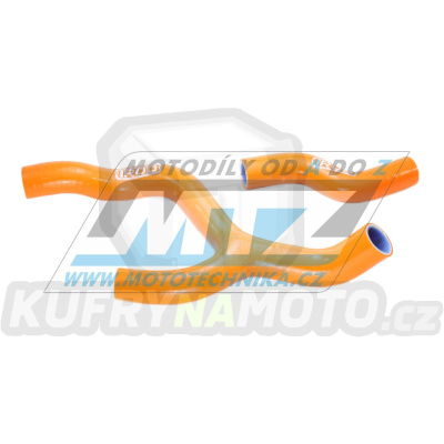 Hadice chladiče KTM 250SXF / 13-15  + 350SXF / 11-15 - oranžové (sada 2ks)