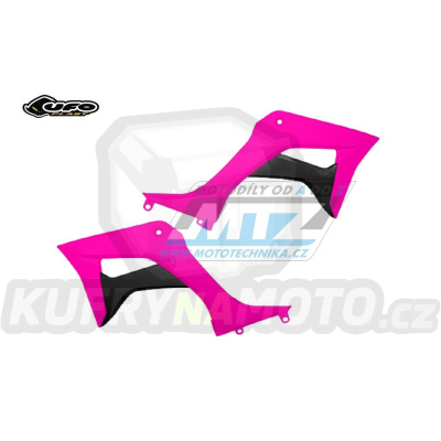 Spojlery Honda CRF110F / 19-25 - barva FLUO růžovo-černá (neon růžovo-černá)