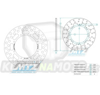 Kotouč brzdový CC Brake Disc (kulatý design Classic) - Kawasaki KX125 / 86-88 + KX250 / 86-88 + KX500 / 86-88