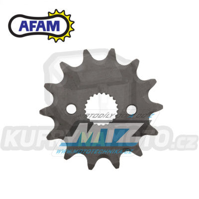 Kolečko řetězové (pastorek) 1256-15zubů AFAM 20105-15 - Honda CR80+CR85 / 86-07 + CRF50F+CRF70F / 04-20 + XR50+XR70