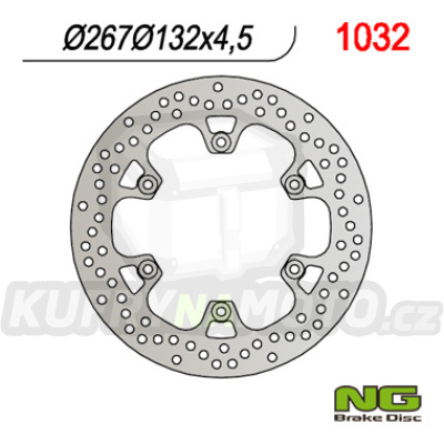 Brzdový kotouč moto NG 1032