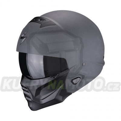 Moto přilba SCORPION EXO-COMBAT II SOLID GRAPHITE matná tmavě šedá