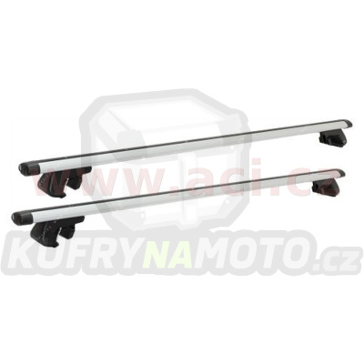 střešní nosič zamykací hliníkový 120 cm, sada 2 ks, pro vozidla s podélnými nosiči, ALU-PRO