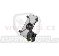kompletní sestava držáku pro velké mobilní telefony X-Grip se "Snap-Link Tough-Claw" upínaním na řidítka, RAM Mounts