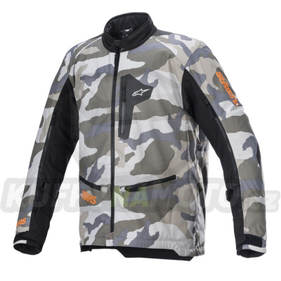 bunda VENTURE XT, TECH-AIR 5 kompatibilní, ALPINESTARS (maskáčová/oranžová fluo) 2024