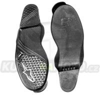 podrážka pro boty SMX Plus 2, ALPINESTARS (černá/bílá, pár)