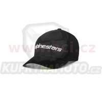 kšiltovka LINEAR, ALPINESTARS (černá/bílá)