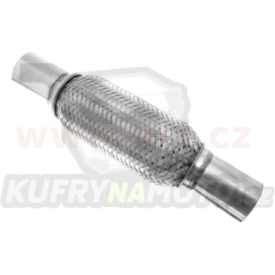 pružný člen výfuku PREMIUM, vnitř. průměr 55 mm / délka pr. členu 200 mm / celková délka 340 mm