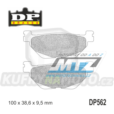 Destičky brzdové DP Brakes DP562 - směs Premium OEM Sinter