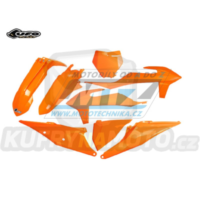 Sada plastů KTM 125SX+150SX+250SX + 250SXF+350SXF+450SXF / 19-22 + XC+XCF / 19-22 - barva oranžová