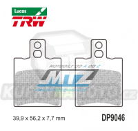 Destičky brzdové DP9046-LUEC TRW Lucas MCB708EC (MCB75) - směs Allround Economy