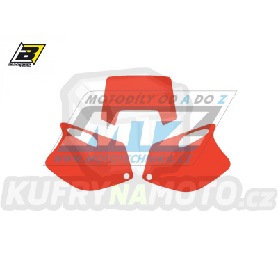 Polepy číslových tabulek (vystřižené) - KTM EXC 2T / 93-97 - barva červená