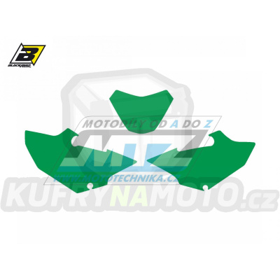 Polepy číslových tabulek (vystřižené) - Yamaha WR125+WR250 / 16-21 - barva zelená