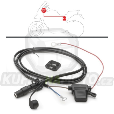 Kappa KS110 - 12V elektrická zásuvka na motocykl KAPPA