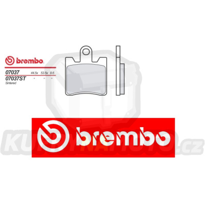 Brzdové destičky Brembo SUZUKI BURGMAN 250 r.v. Od 98 - 03 směs XS Přední