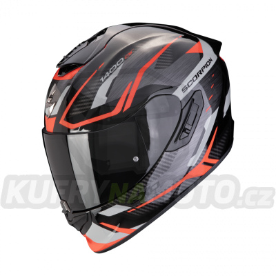 Moto přilba SCORPION EXO-1400 EVO II AIR ACCORD šedo/červená
