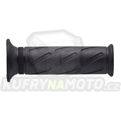 gripy OEM SUZUKI styl (road) délka 124/118 mm, DOMINO (černé)