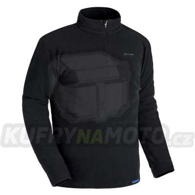 bunda, termovložka ADVANCED MICRO FLEECE 1/2 NECK, OXFORD ADVANCED (černá)