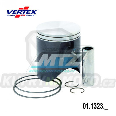 Pístní sada Honda CR250 / 02-04 - rozměr 66,37mm (Vertex 22809D)