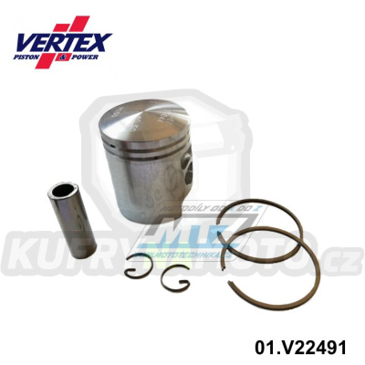 Pístní sada Suzuki RMX 5M+AY50+UX50+TR50 + Jawa Pionýr (Fichtl závodní) - pro vrtání 41,50mm (Vertex 22491050)