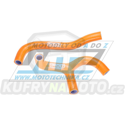 Hadice chladiče KTM 65SX / 09-15 - oranžové (sada 2ks)