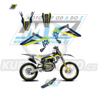 Polepy s potahem sedla (sada polepů a potah sedla Dream) - Husqvarna FC250+FC350+FC450 + TC125+TC250 / 19-22 + FE250+FE350+FE450+FE501 + TE125+TE250+TE300 / 20-23 - typ polepů Dream4