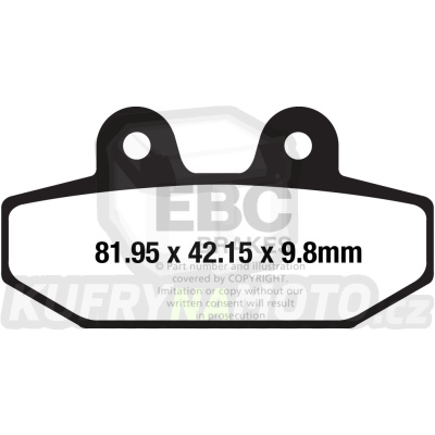 Brzdové destičky EBC FA710HH
