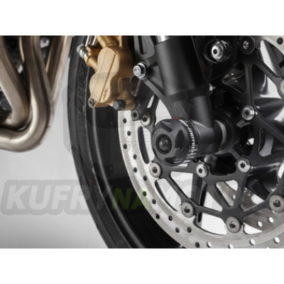 Padací protektory přední osa černá SW Motech Triumph Street Triple Rx 675 2015 -  L67LR STP.11.176.10500/B-BC.19159