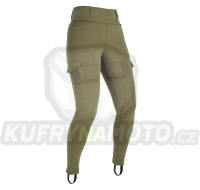 kalhoty SUPER CARGO, OXFORD, dámské (legíny s Aramidovou podšívkou, khaki)
